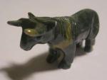 Soapstone Animal Carving: Small Steer or Muscular Bull or Ox - sold as 10 pieces