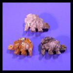 Soapstone Animal Carving: Small Dinosaur (Stegasaurus) - sold as 10 pieces