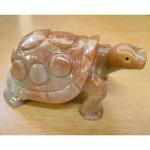 Soapstone Animal Carving: Medium Turtle