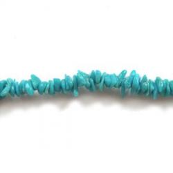 Chips: Turquoise: Sleeping Beauty Small Chips 15 - 16 inches