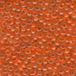 Seed Beads Translucent Orange 1 ounce