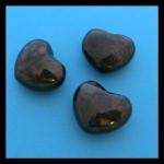 Hearts: Shungite 1 1/2 Inches Wide, Approximately, priced per heart