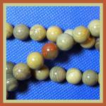 Rounds: Silver Leaf Jasper 10mm Strands 15 - 16 inches