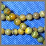 Rounds: Silver Leaf Jasper  6mm by the Strand 15 - 16 inches