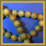 Rounds: Silver Leaf Jasper  8mm Strands 15 - 16 inch strands