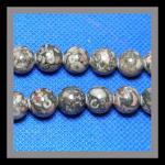 Rounds: Sea Lily Fossil Jasper 10mm Strands 15 - 16 inches
