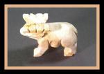 Soapstone Animal Carving: Medium Moose