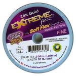 Wire: Softflex Extreme Gold  .014 beading wire, 30 foot spool