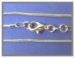 Chain: Silver Plated 18 Inch Snake, 10 chains