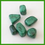 Mineral Specimens: Malachite Tumbled, 3 for $15
