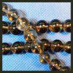 Rounds: Smoky Quartz 10mm Strands 15 - 16 inches