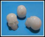 Stone Figurine Skulls: Snow Quartz, 3 for $27