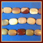 Soft Rectangles: 10 x 14mm Mookaite 15 - 16 inches