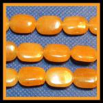 Soft Rectangles: 10 x 14mm Red Aventurine 15 - 16 inch strands