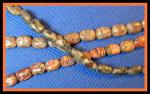 Soft Rectangles: 6 x 8mm Leopardskin Jasper 15 - 16 inches