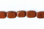 Soft Rectangles: 6 x 8mm Mahogany Obsidian 15 - 16 inches