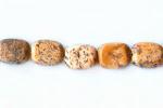 Soft Rectangles: 6 x 8mm Picture Jasper 15 - 16 inches