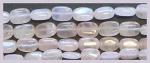 Soft Rectangles:  6 x 8mm Rose Quartz 15 - 16 inches