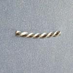 Sterling Tubes: 2 x 15mm Twisted & Curved, 10 pieces