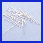 Sterling Silver Headpins: 1 Inch 24 Gauge, 100 pieces