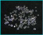 Sterling Silver Crimps: 2 x 1mm Tubes, 100 pieces