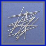 Sterling Silver Headpins: 2 Inch 22 Gauge, 100 pieces