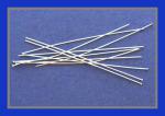 Sterling Silver Headpins: 2 Inch 26 Gauge, per 100 pieces