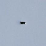 Sterling Silver Beads: Capsules 3 x 6mm, 10 beads