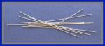 Sterling Silver Headpins: 3 Inch 22 Gauge, 100 pieces