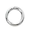 Sterling Silver Jump Rings: 5mm Round Soldered (closed), 100 pieces