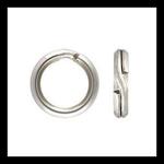 Sterling Silver Split Rings: 5mm, 100 pieces
