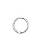 Sterling Silver Jump Rings: 6mm Round Soldered (closed), 100 pieces