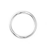 Sterling Silver Jump Rings: 8mm Round Open, 10 pieces