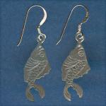 Sterling Silver Earrings: Goldfish, 3 pairs for $15