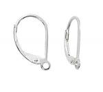 Sterling Silver Earwires: Leverbacks, 10 pieces