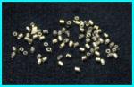 Sterling Silver Crimps: 1 x 1mm Mini Tubes, 100 pieces