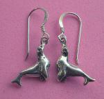 Sterling Silver Earrings: Seals, 3 pairs for $15