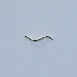 Sterling Tubes: Spirals 1mm x 17.5mm, 100 pieces