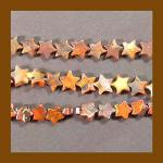 Stars: 6mm Brecciated Jasper 15 - 16 inches