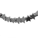 Stars: 6mm Hematite Strands 15 - 16 inches