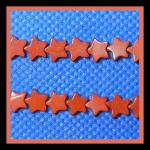 Stars: 6mm Red Jasper 15 - 16 inch strands