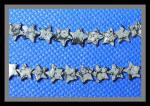 Stars: 6mm Snowflake Obsidian (Volcanic Glass) 15 - 16 inch strands