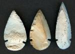 Arrowheads, 10 pieces, tan colored stone