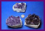 Mineral Specimens: Amethyst Clusters, 3 for $21