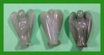 Stone Figurine Angels: Aventurine about 2 inches tall