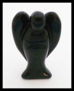 Stone Figurine Angels: Black Onyx about 2 inches tall