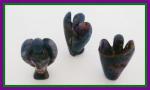 Stone Figurine Angels: Fluorite about 2 inches tall