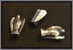 Stone Figurine Angels: Hematite about 2 inches tall