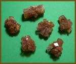 Mineral Specimens: Aragonite Star (ststar) 10 pieces, an inch or less across, for $30