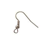 Base Metal: French Hooks #3 Silver Colored Steel ball & coil 200 pieces